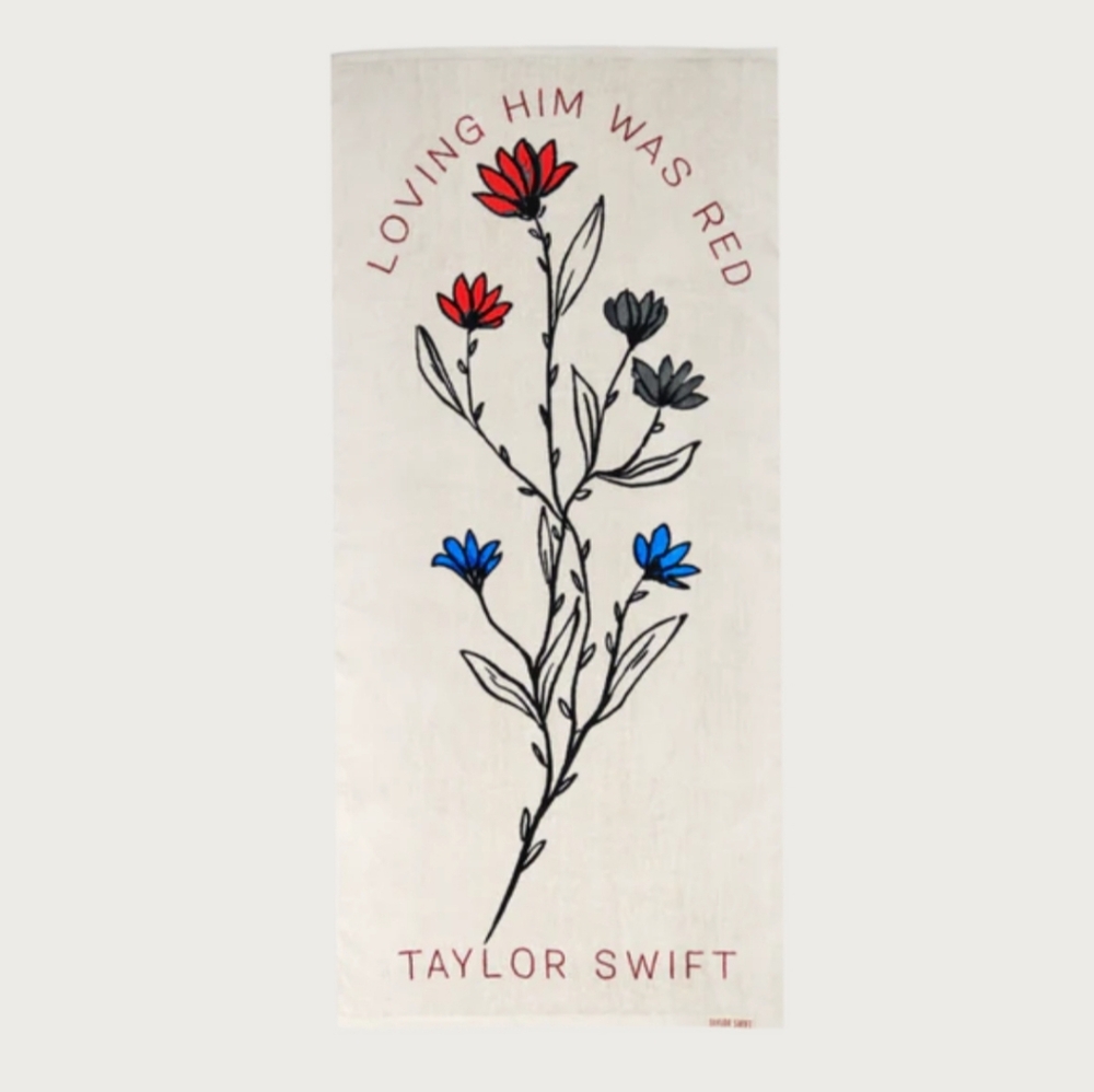 New Taylor Swift Loving Him Was Red Towel